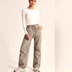 Abercrombie utility parachute pants